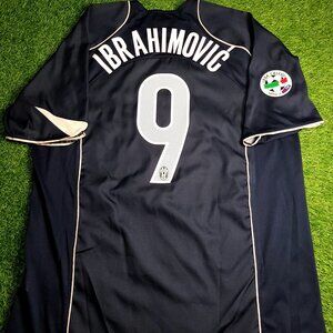 Ibrahimovic Juventus 2004 2005 Away Soccer Jersey Shirt XL